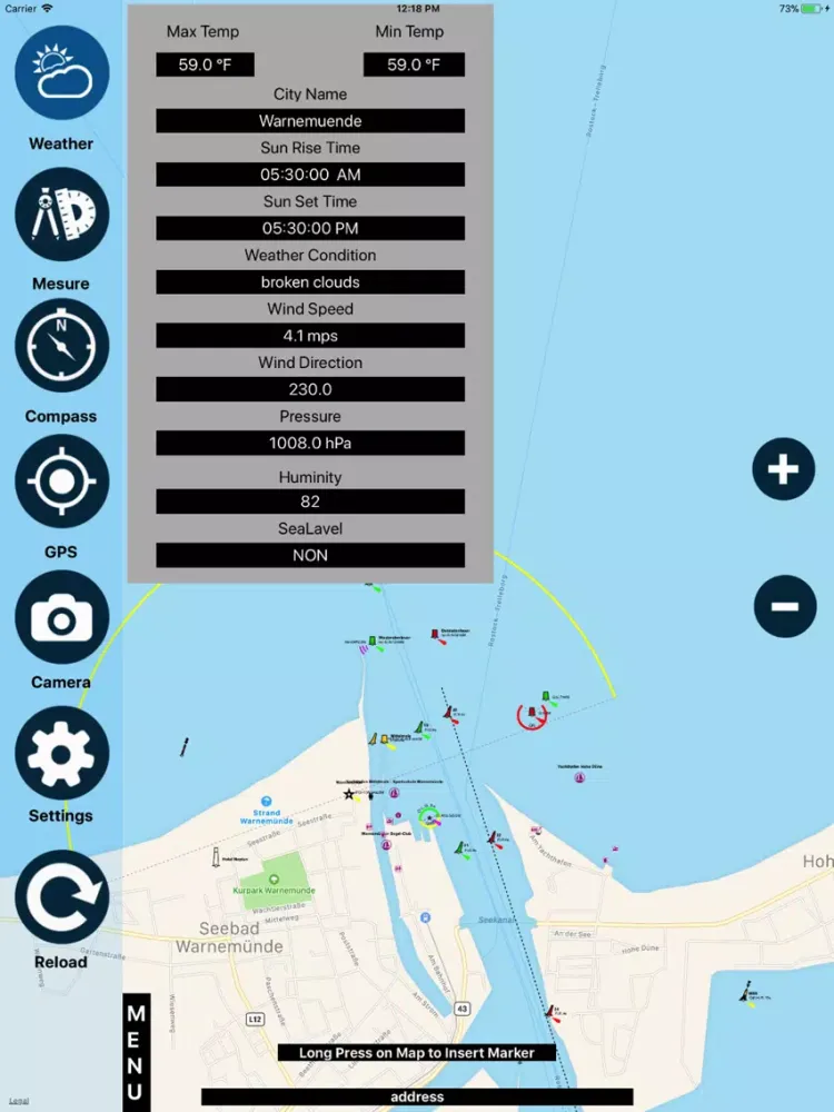 Captures d'écran de Open Sea Map Nautical Charts iPad 