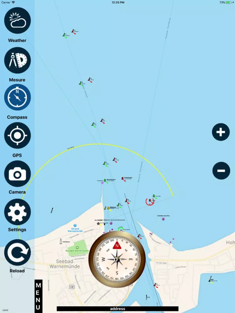 Captures d'écran de Open Sea Map Nautical Charts iPad 