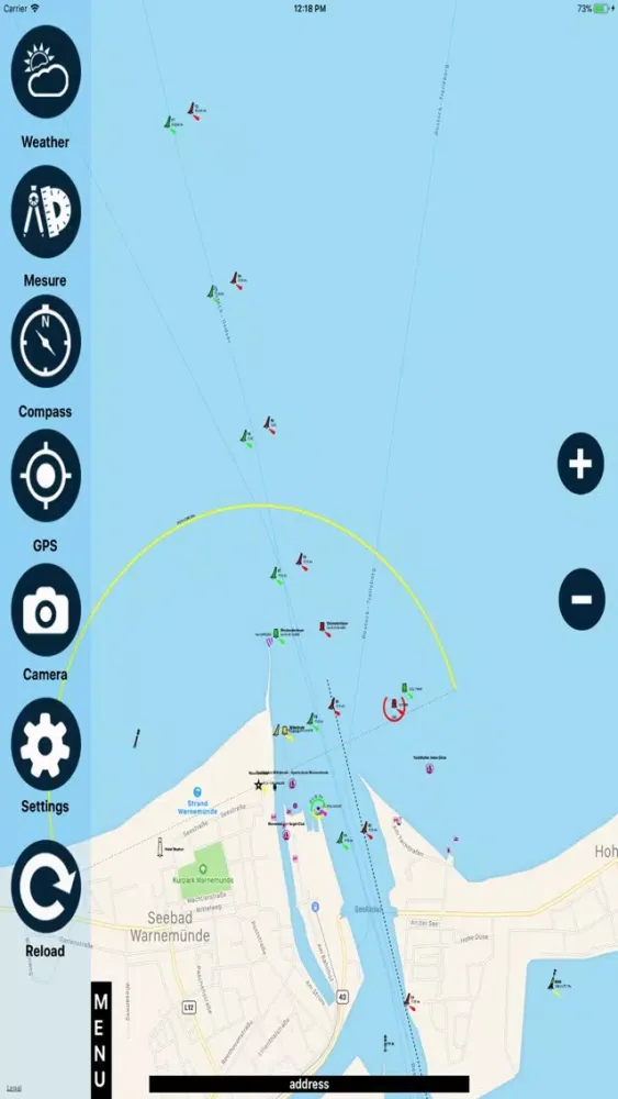 Captures d'écran de Open Sea Map Nautical Charts