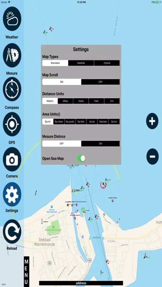 Captures d'écran de Open Sea Map Nautical Charts