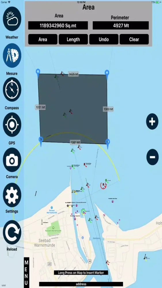 Captures d'écran de Open Sea Map Nautical Charts