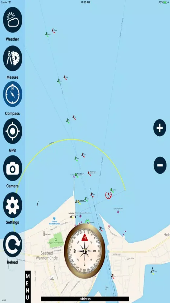 Captures d'écran de Open Sea Map Nautical Charts
