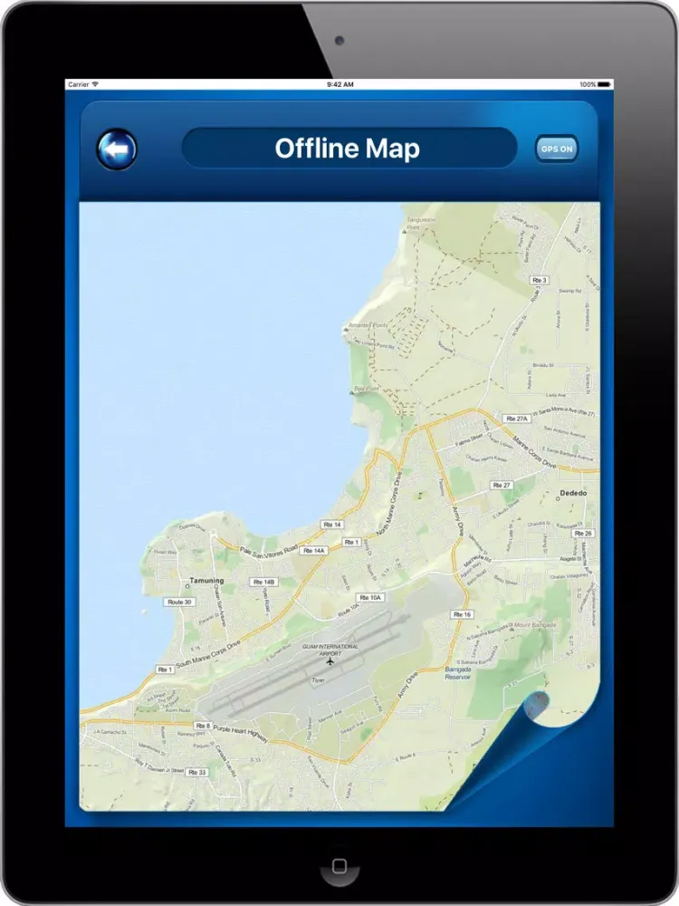صور Agana Guam - OfflineMaps Navigator iPad 