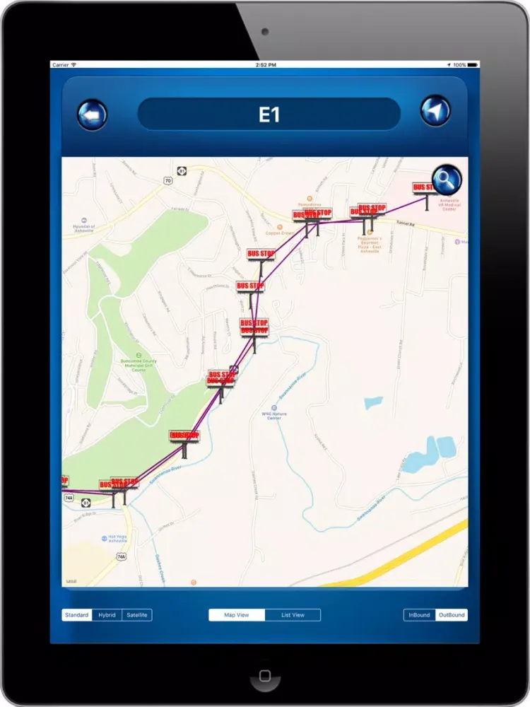 Asheville Redefines Transit USA where is the Bus iPad 应用截图