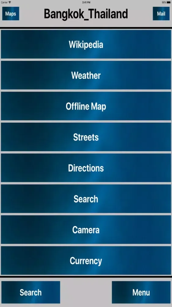 Bangkok Thailand - OfflineMap Screenshots