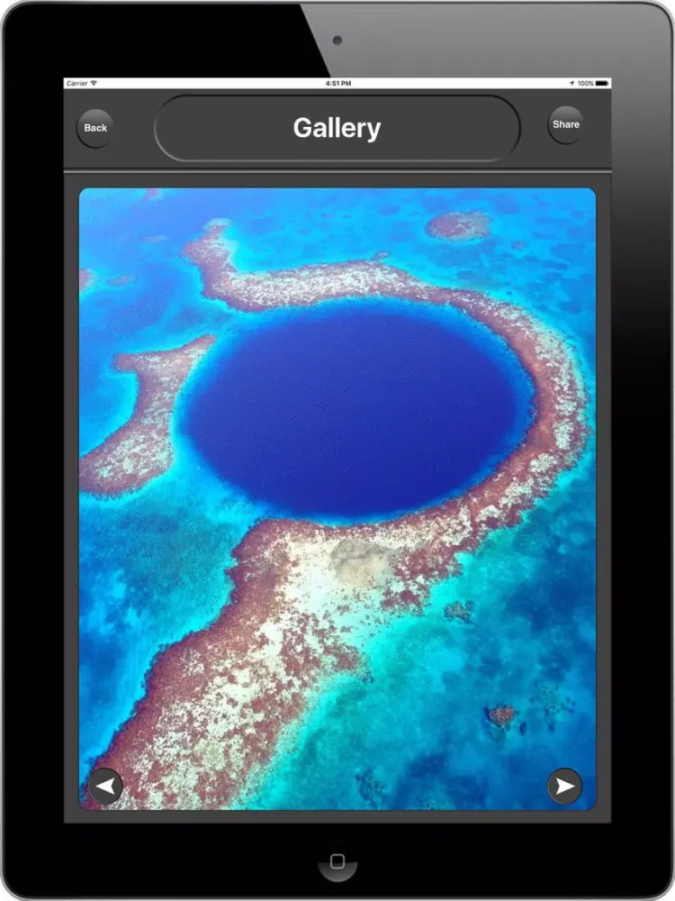 Belize Islands Offline City Maps Navigation iPad 應用截圖