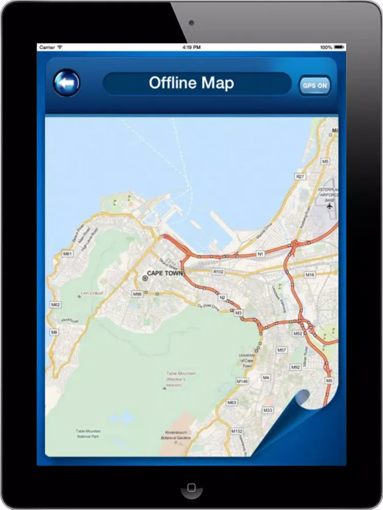 تصاویر Cape Town South Africa - Offline Maps navigator iPad 