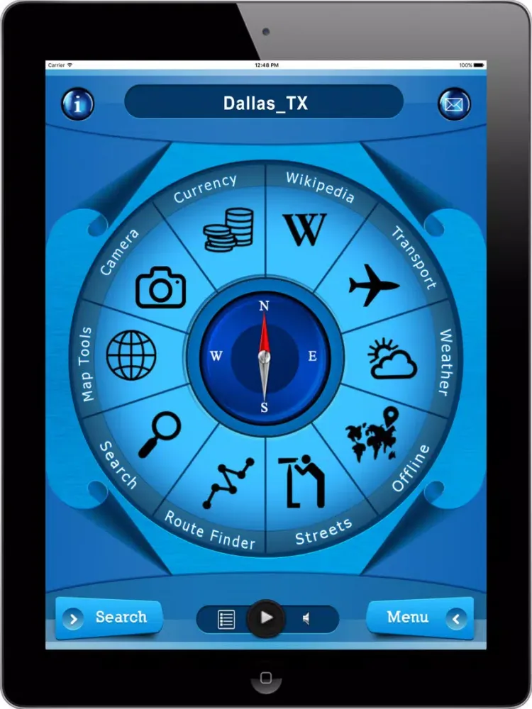 Zrzuty ekranu Dallas USA - Offline Maps Navigation iPad 