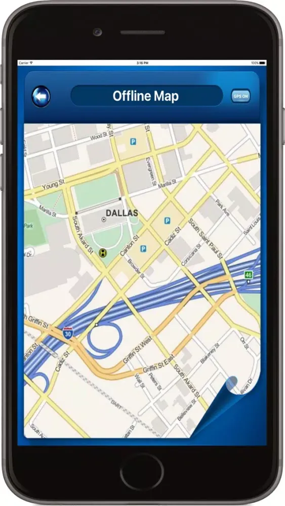 Zrzuty ekranu Dallas USA - Offline Maps Navigation