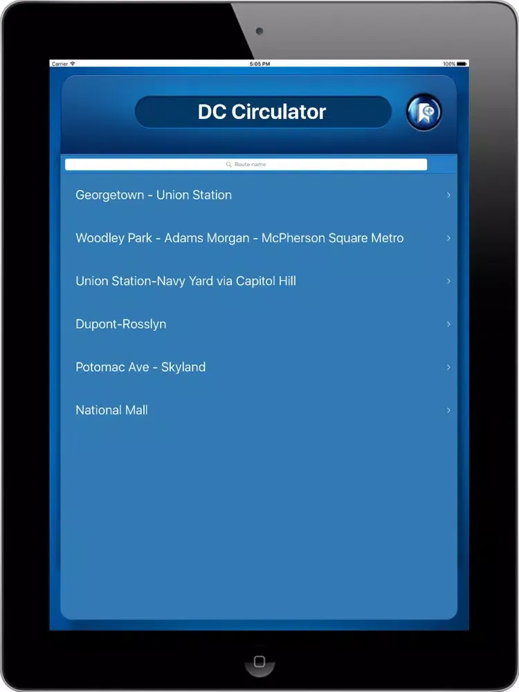 Скриншоты DC Circulator USA where is the Bus iPad 