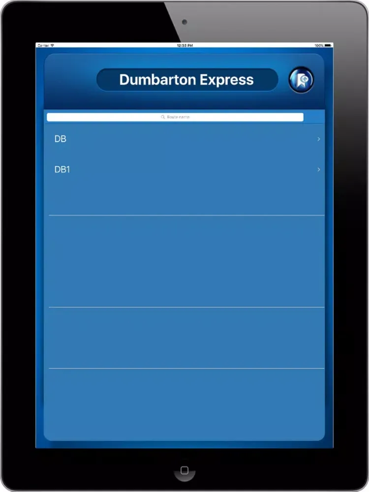 Zrzuty ekranu Dumbarton Express California USA where is the Bus iPad 