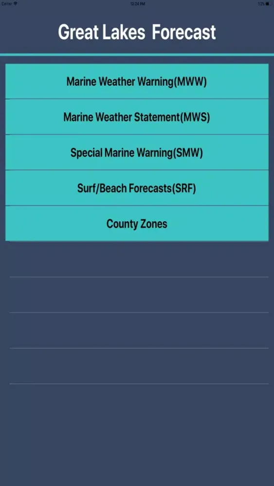 Скриншоты Great Lakes USA Weather Info
