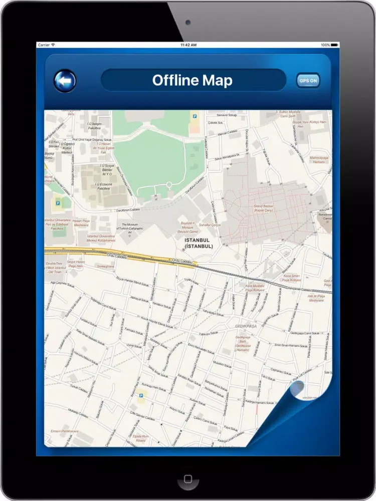 Zrzuty ekranu Istanbul Turkey - Offline Maps navigator Transport iPad 