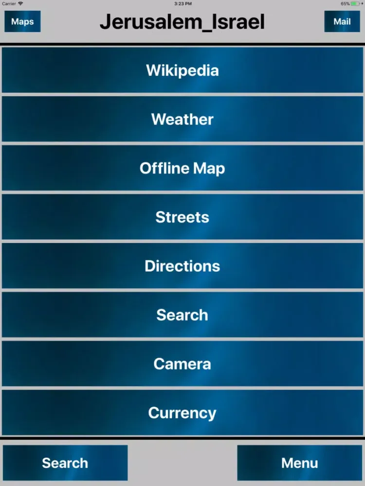 Jerusalem Israel Offline Maps iPad 应用截图