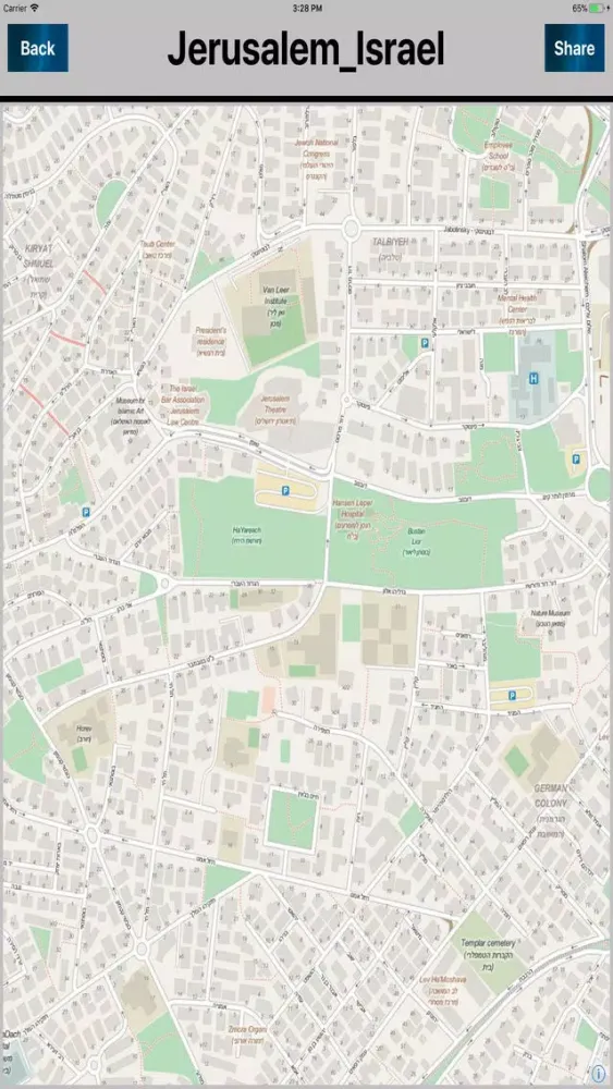 Jerusalem Israel Offline Maps应用截图