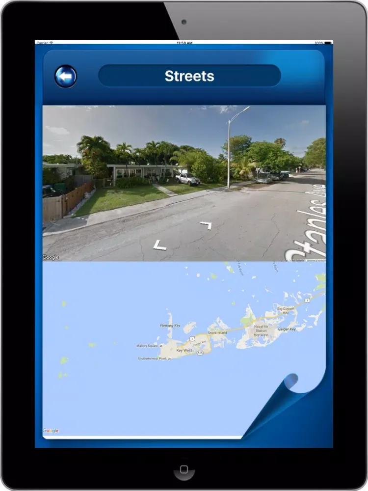 Captures d'écran de Key West Florida - Offline Travel Maps Navigation iPad 