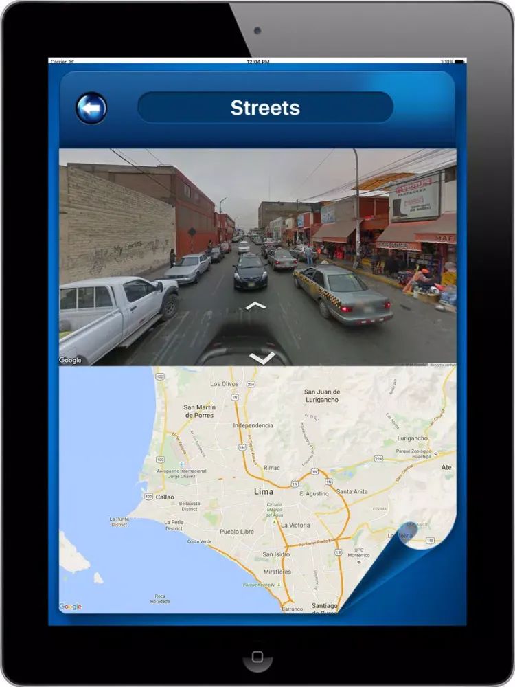 Lima Peru - Offline Travel Maps Navigation iPad  Screenshots