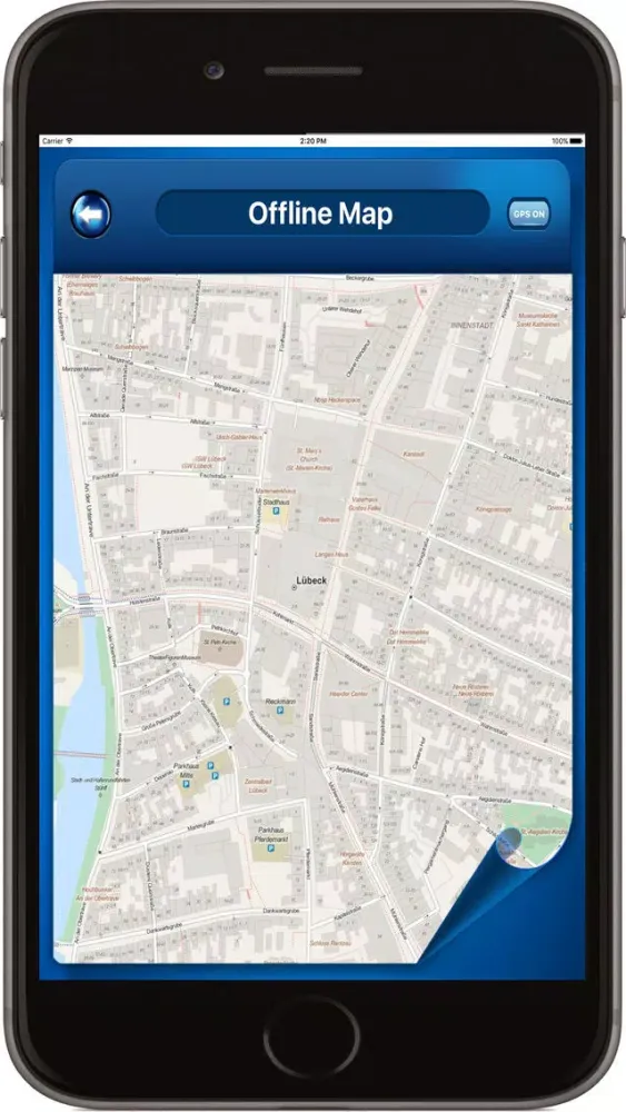 Lübeck Germany - Offline Maps Navigator应用截图
