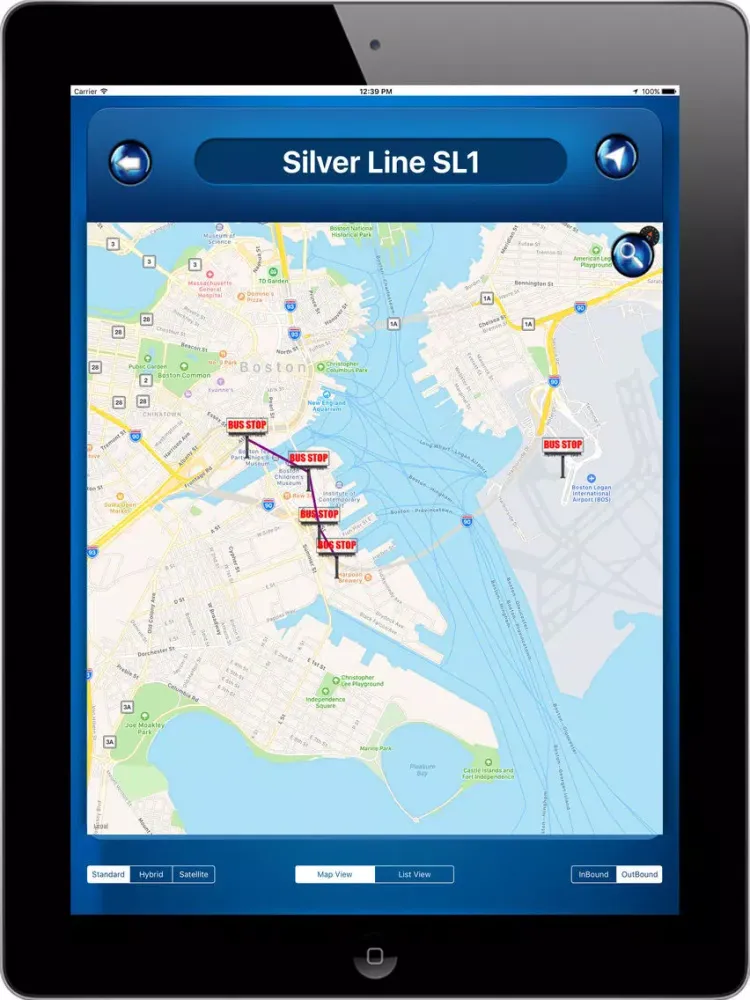 MBTA Massachusetts USA where is the Bus iPad  Screenshots