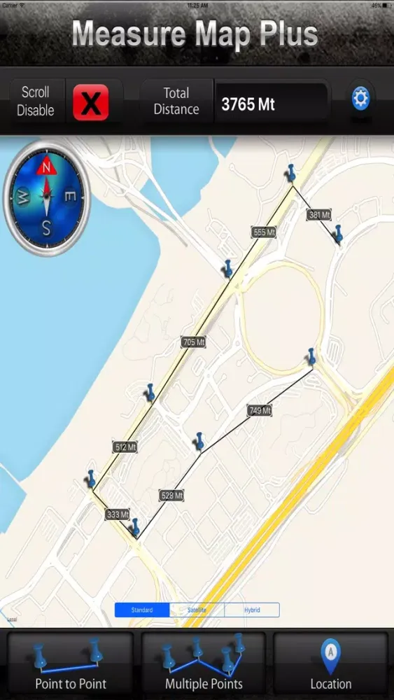 Zrzuty ekranu Measure on the map HD