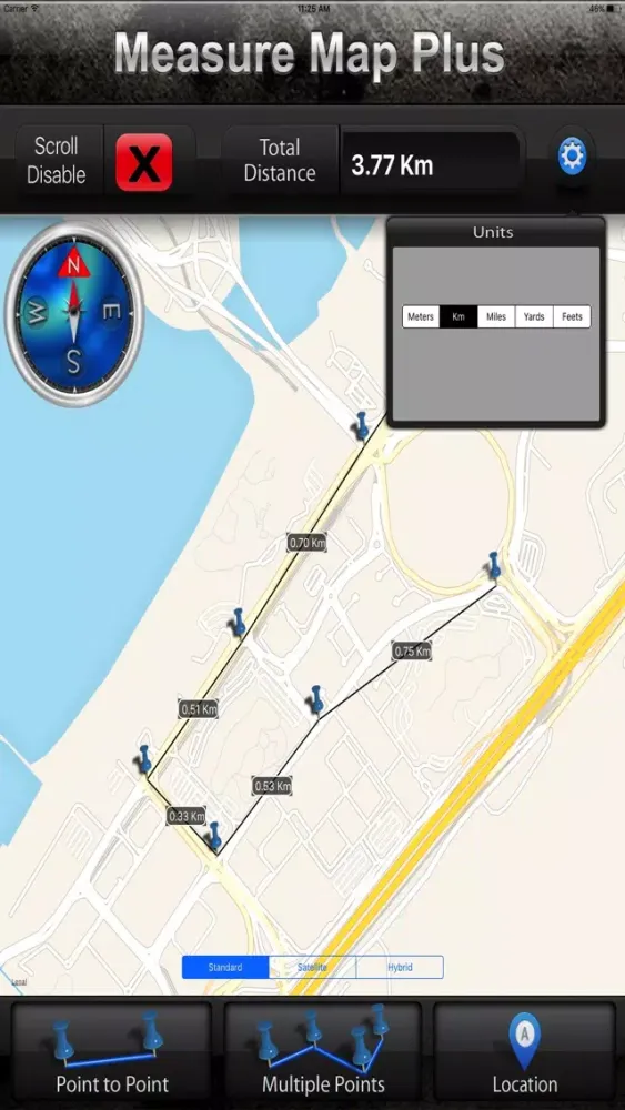 Zrzuty ekranu Measure on the map HD