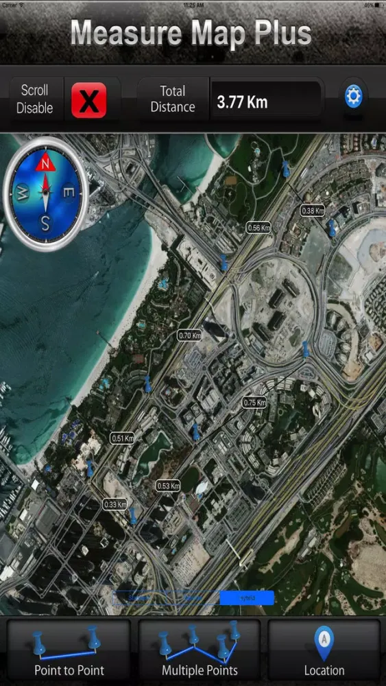 Zrzuty ekranu Measure on the map HD