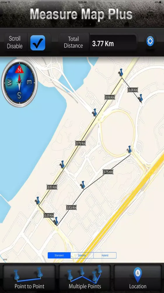 Zrzuty ekranu Measure on the map HD