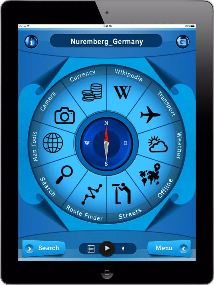 Captures d'écran de Nuremberg Germany - Offline Maps navigator iPad 