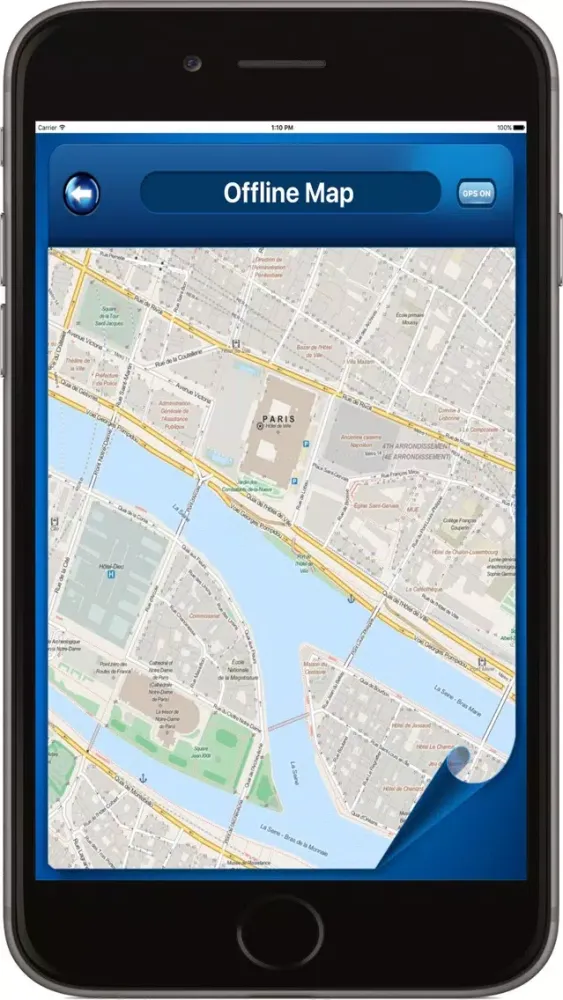 Paris France - Offline Maps navigator Screenshots