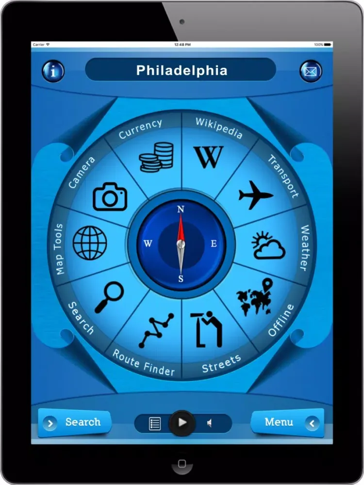Capturas de pantalla de Philadelphia Philadelphia - Offline Maps iPad 