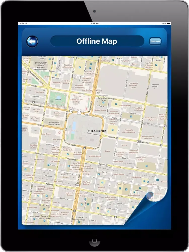 Capturas de pantalla de Philadelphia Philadelphia - Offline Maps iPad 