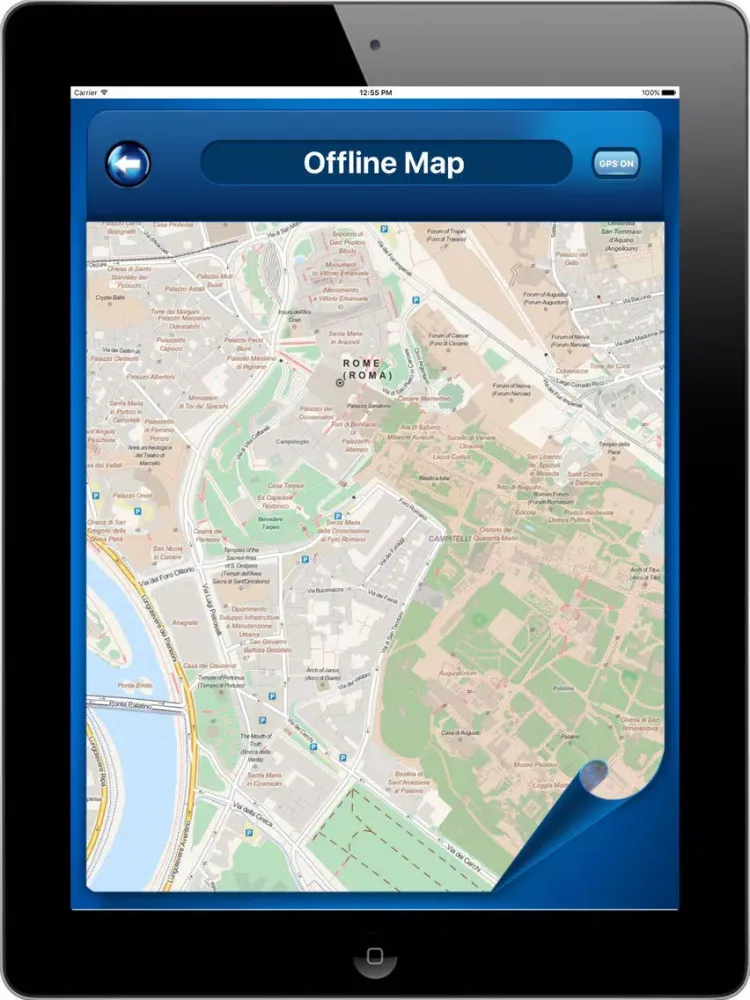 Скриншоты Rome Italy - Offline Maps Navigator iPad 