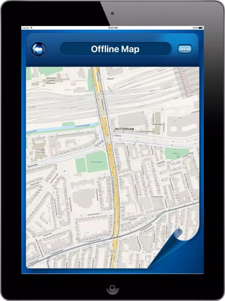 Скриншоты Rotterdam Netherlands - Offline Maps Navigator iPad 