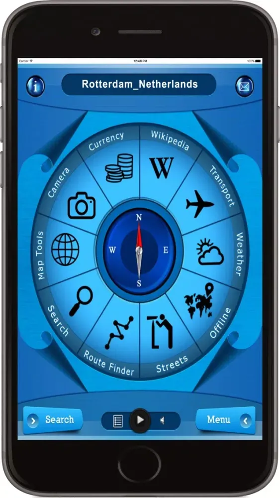 Скриншоты Rotterdam Netherlands - Offline Maps Navigator
