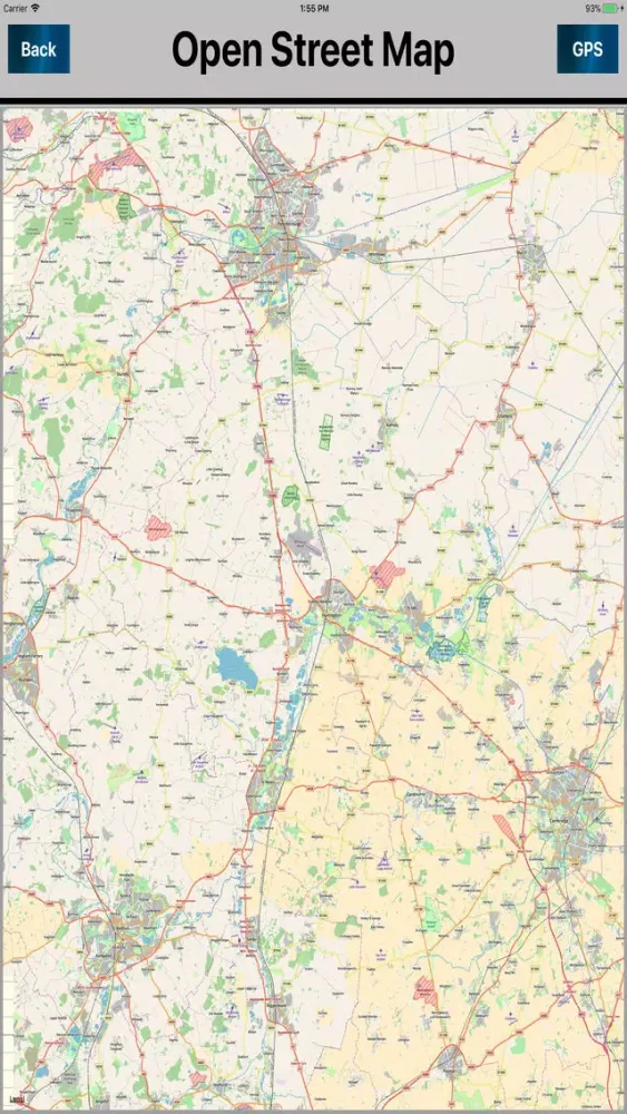Santiago Chile Offline map Screenshots