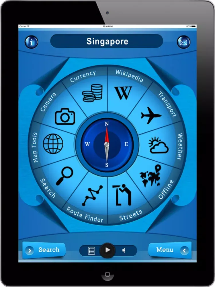 Singapore - Offline Maps navigation & directions iPad  Screenshots