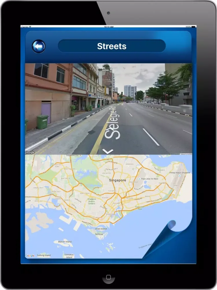 Singapore - Offline Maps navigation & directions iPad  Screenshots