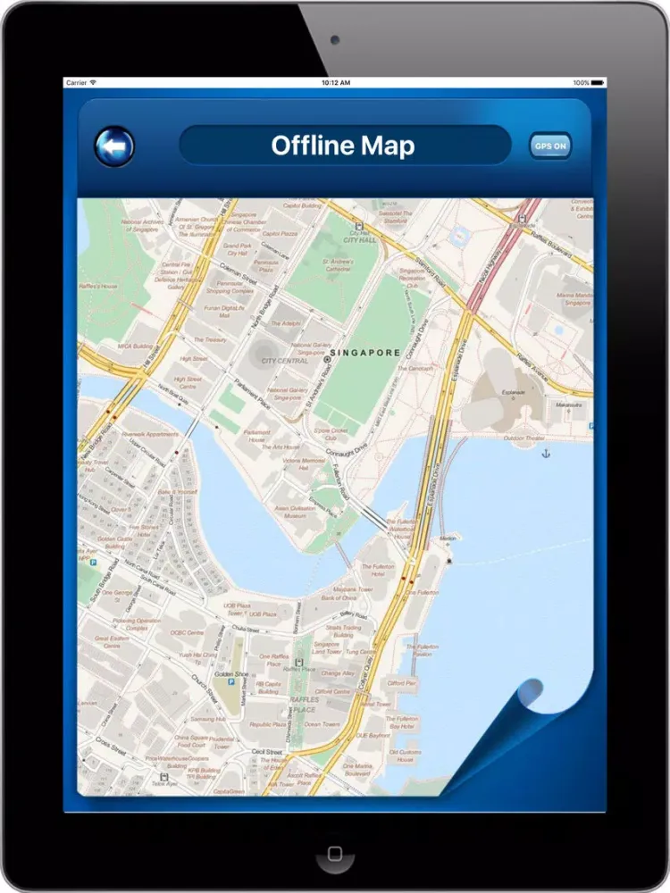 Singapore - Offline Maps navigation & directions iPad  Screenshots