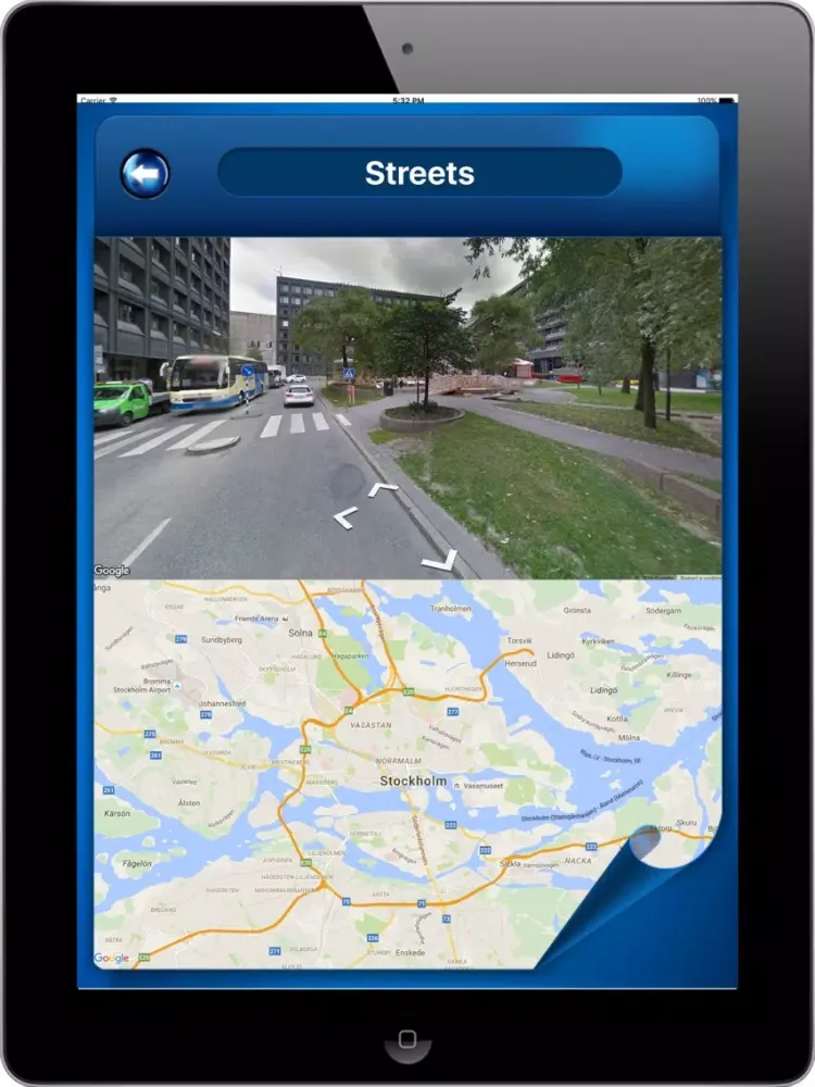 تصاویر Stockholm Sweden - Offline Maps navigation iPad 