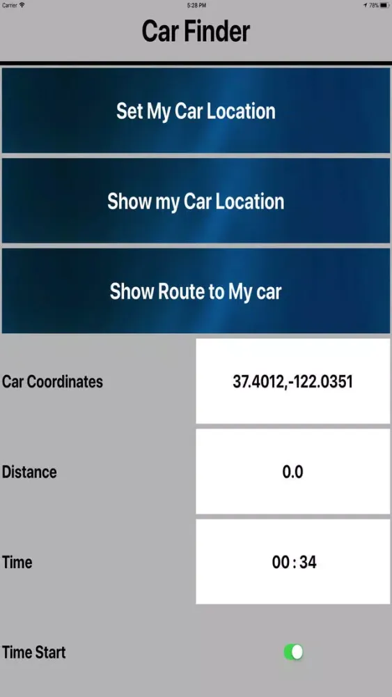 Скриншоты Track & Locate CAR