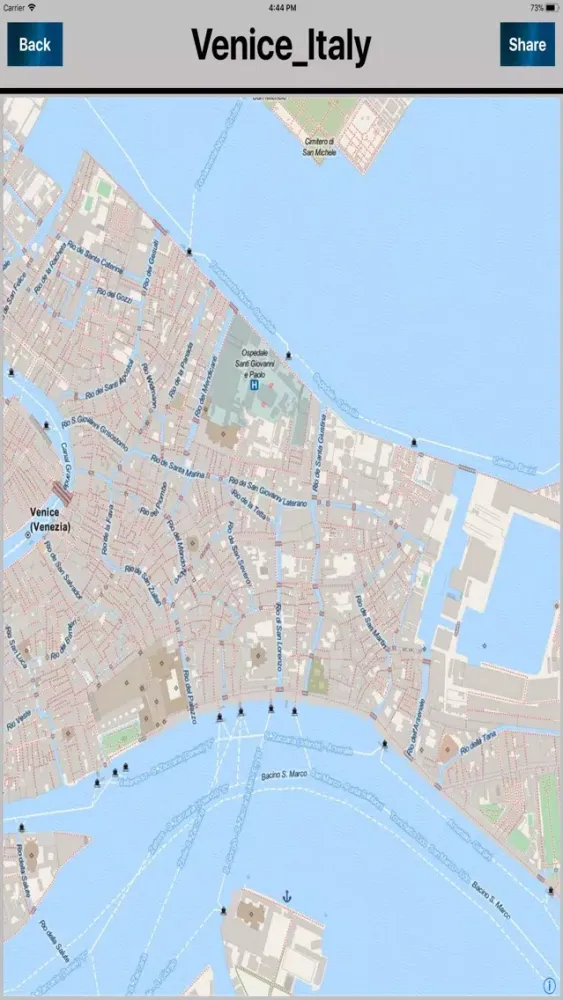 Capturas de tela do Venice Italy Offline maps