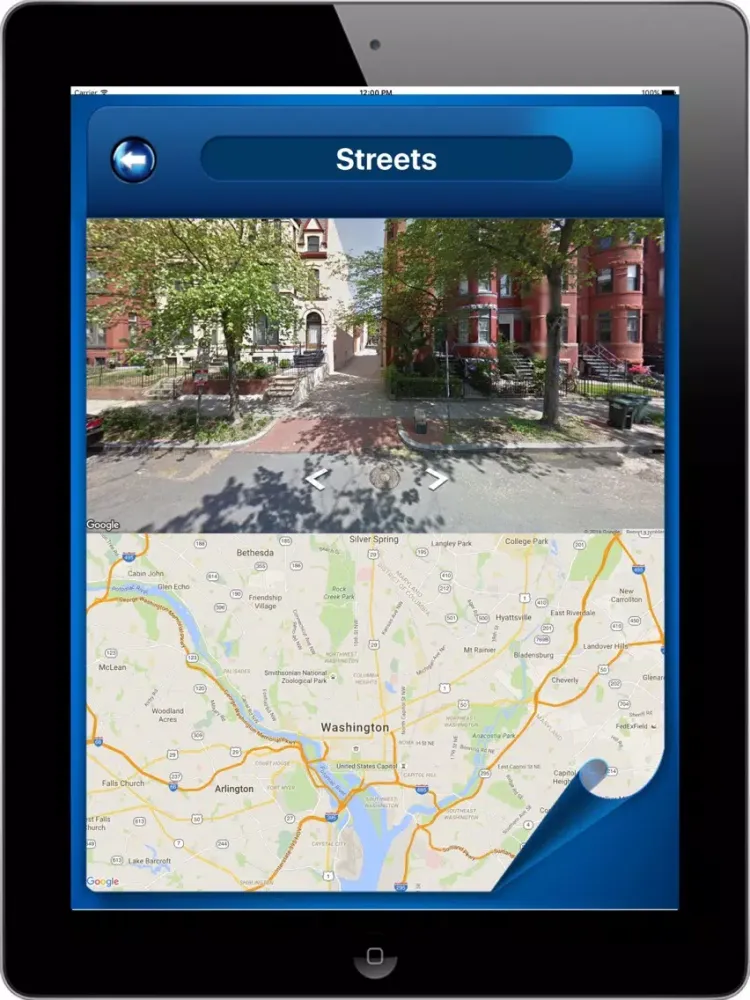 Ảnh chụp màn hình của Washington D.C. DC USA - Offline Maps Navigator iPad 