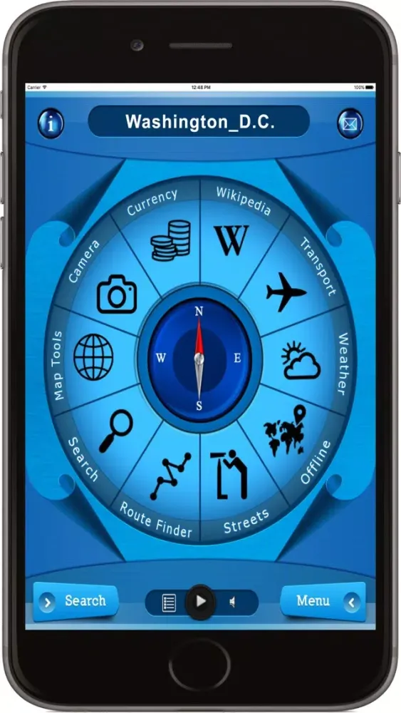Ảnh chụp màn hình của Washington D.C. DC USA - Offline Maps Navigator