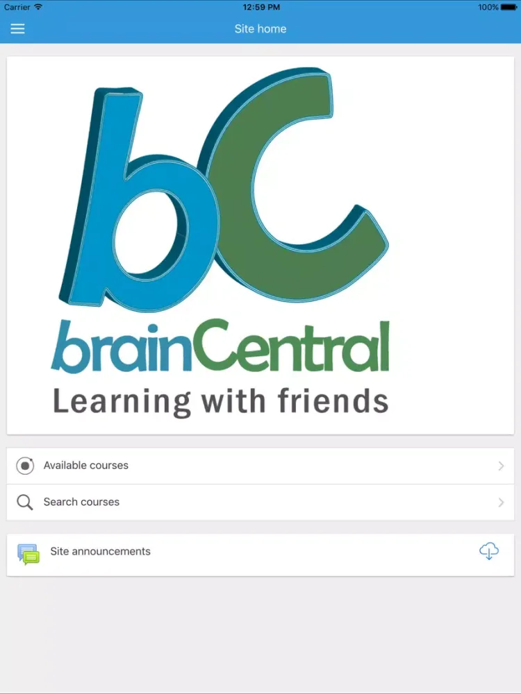 BrainCentral iPad  Screenshots