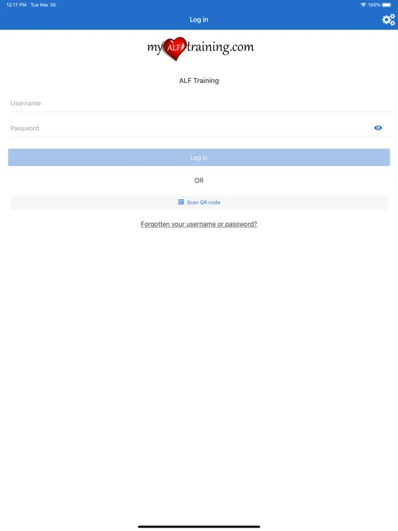 ALF Training iPad 应用截图
