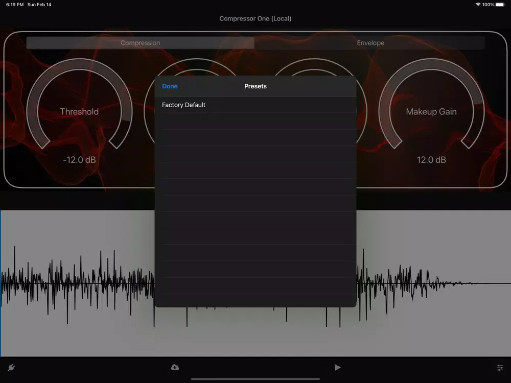 Compressor One iPad  Screenshots
