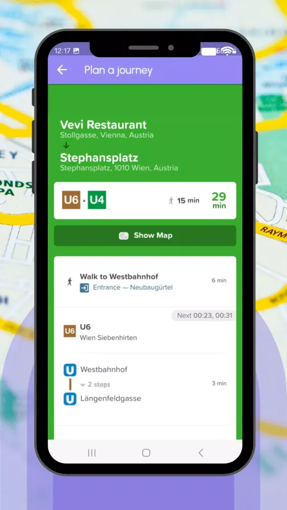 Vienna Metro Map 2024 Screenshots