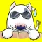 Funny Bull - Cute dog stickers for iMessage