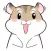 Sassy Hamster - Cute stickers for iMessage