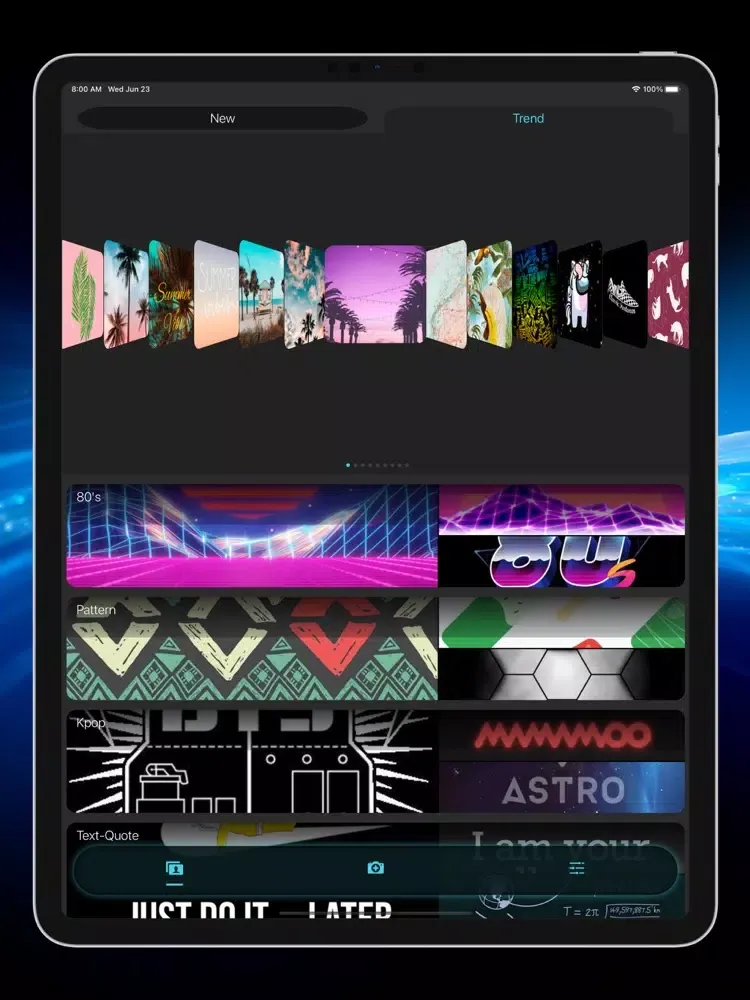 Ảnh chụp màn hình của Watch Face Wallpaper Gallery iPad 